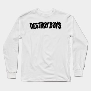 Destroy Boys Merch Destroy Boys Logo Long Sleeve T-Shirt